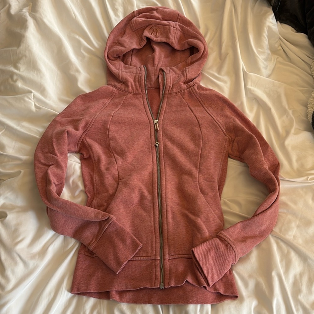 Light Pink Lululemon Scuba Jacket